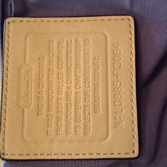 Coach Sarah Pebbled Leather Hobo in Yellow/Taupe - Picture 9 of 9